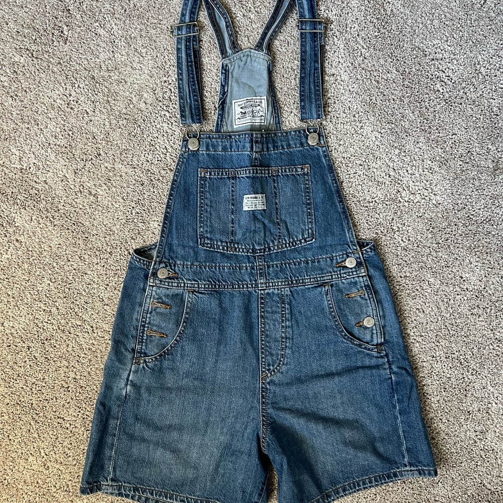Levi's Classic Blue Vintage Denim Overalls